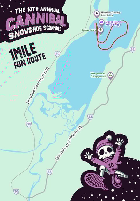 SNOWSHOE-SCRAMBLE-MAPS-1MILE SNOWSHOE-SCRAMBLE-MAPS-1MILE